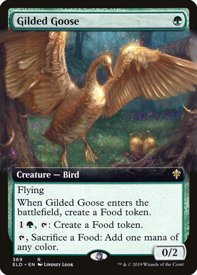 Gilded Goose (Extended Art) [Throne of Eldraine] | The Time Vault CA