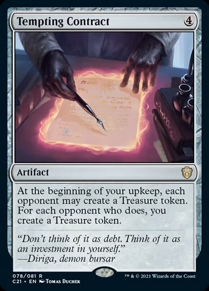 Tempting Contract [Commander 2021] | The Time Vault CA