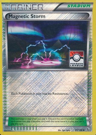 Magnetic Storm (91/106) (League Promo) [XY: Flashfire] | The Time Vault CA