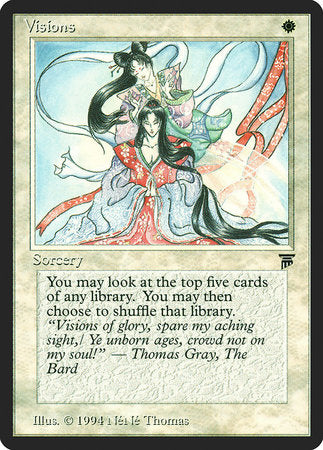 Visions [Legends] | The Time Vault CA