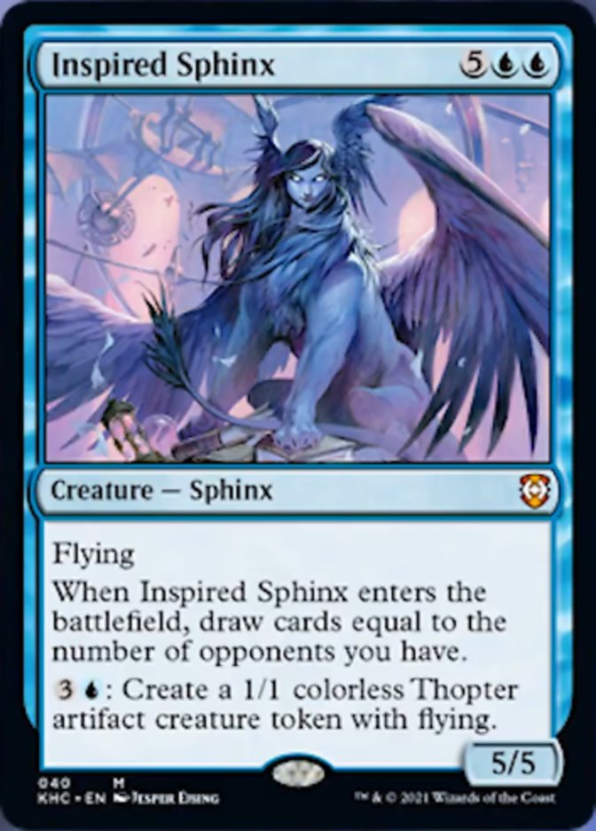 Inspired Sphinx [Kaldheim Commander] | The Time Vault CA