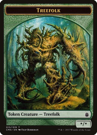Treefolk Token (015) [Commander Anthology Tokens] | The Time Vault CA
