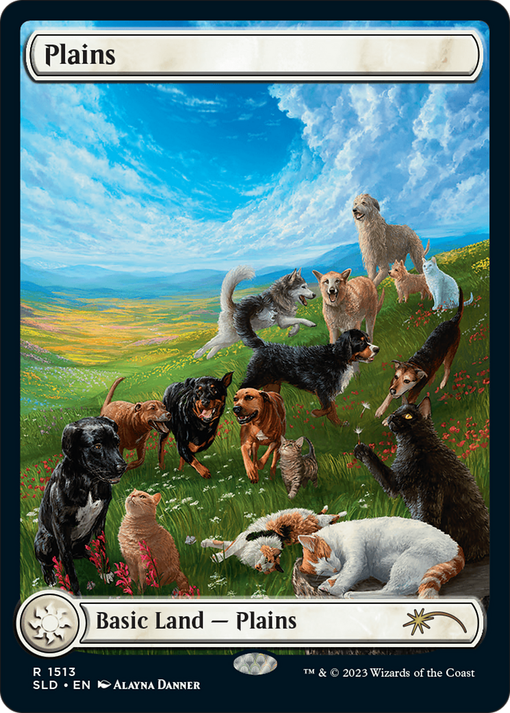 Plains (1513) [Secret Lair Commander Deck: Raining Cats and Dogs] | The Time Vault CA