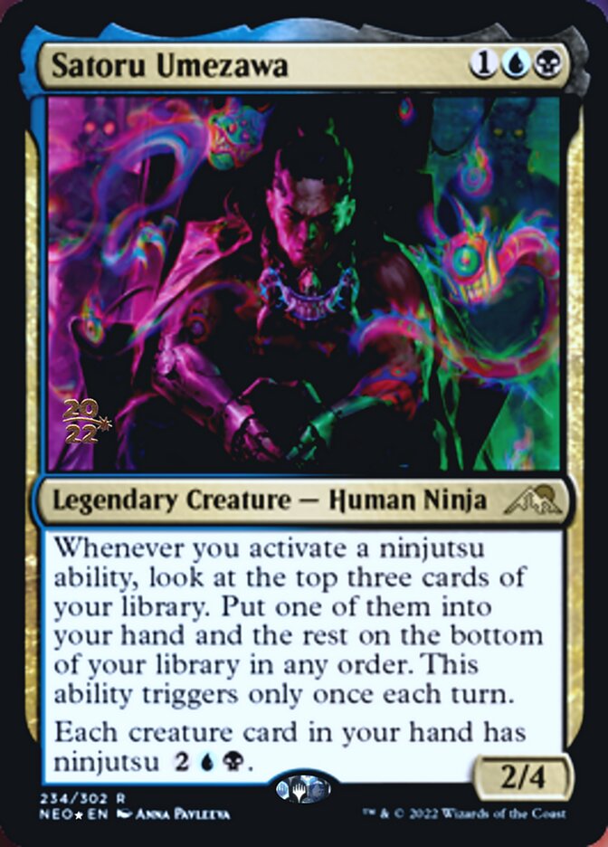 Satoru Umezawa [Kamigawa: Neon Dynasty Prerelease Promos] | The Time Vault CA