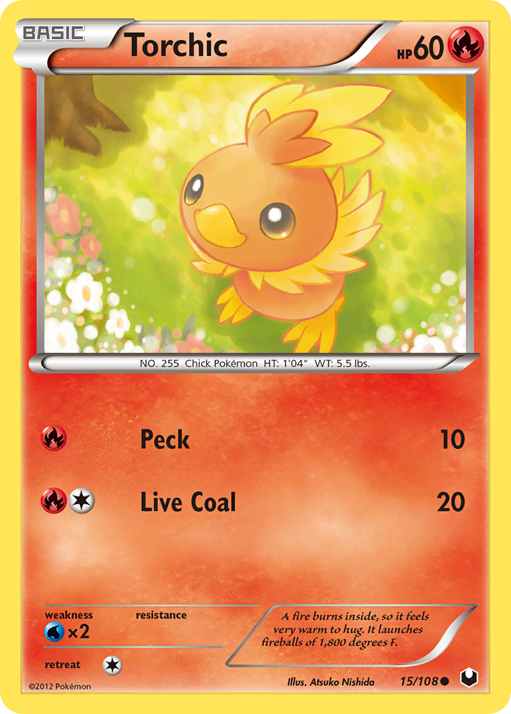 Torchic (15/108) [Black & White: Dark Explorers] | The Time Vault CA