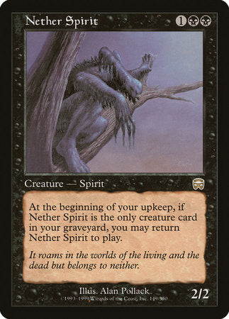 Nether Spirit [Mercadian Masques] | The Time Vault CA