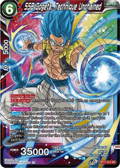 SSB Gogeta, Technique Unchained [BT11-012] | The Time Vault CA