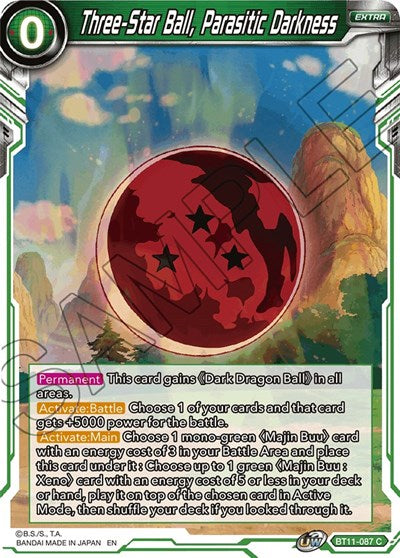 Three-Star Ball, Parasitic Darkness [BT11-087] | The Time Vault CA