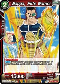 Nappa, Elite Warrior [BT11-026] | The Time Vault CA