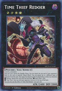 Time Thief Redoer [MP20-EN040] Prismatic Secret Rare | The Time Vault CA