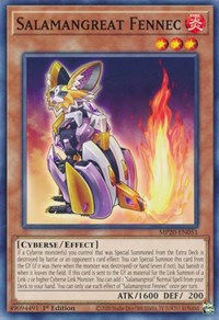 Salamangreat Fennec [MP20-EN051] Common | The Time Vault CA