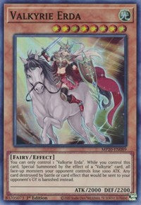 Valkyrie Erda [MP20-EN089] Super Rare | The Time Vault CA