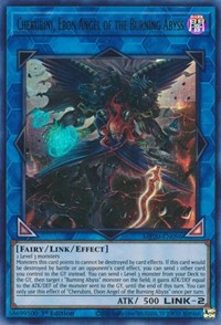 Cherubini, Ebon Angel of the Burning Abyss [MP20-EN096] Ultra Rare | The Time Vault CA