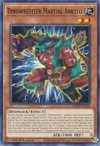 Dinowrestler Martial Ankylo [MP20-EN104] Common | The Time Vault CA