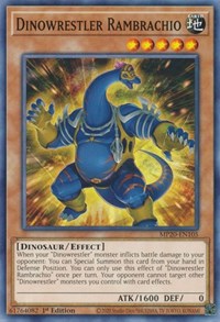 Dinowrestler Rambrachio [MP20-EN105] Common | The Time Vault CA