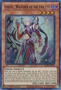 Serziel, Watcher of the Evil Eye [MP20-EN232] Ultra Rare | The Time Vault CA