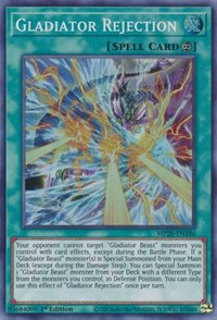 Gladiator Rejection [MP20-EN186] Super Rare | The Time Vault CA