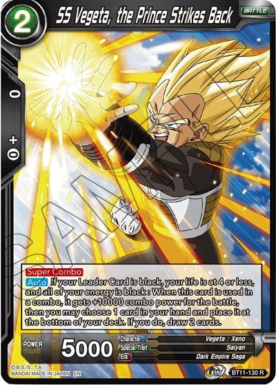 SS Vegeta, the Prince Strikes Back [BT11-130] | The Time Vault CA