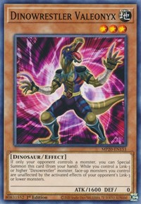 Dinowrestler Valeonyx [MP20-EN151] Common | The Time Vault CA