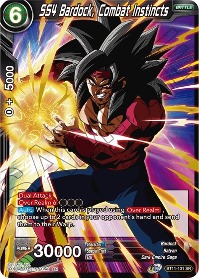 SS4 Bardock, Combat Instincts [BT11-131] | The Time Vault CA