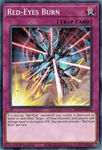 Red-Eyes Burn [DLCS-EN072] Common | The Time Vault CA