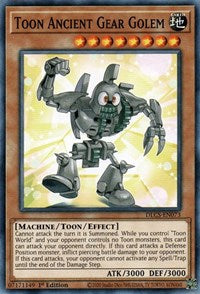 Toon Ancient Gear Golem [DLCS-EN073] Common | The Time Vault CA