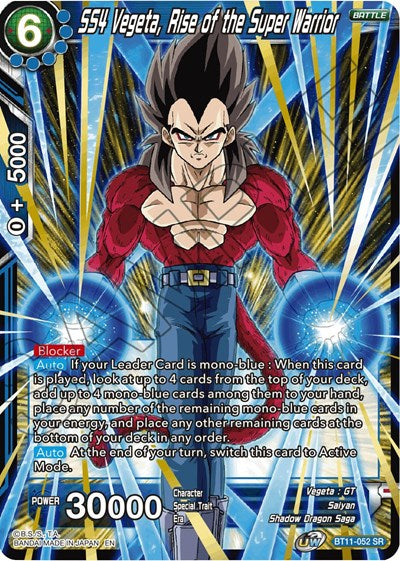 SS4 Vegeta, Rise of the Super Warrior [BT11-052] | The Time Vault CA