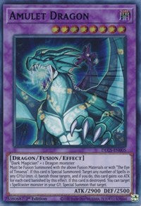 Amulet Dragon (Blue) [DLCS-EN005] Ultra Rare | The Time Vault CA