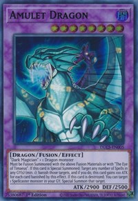 Amulet Dragon (Green) [DLCS-EN005] Ultra Rare | The Time Vault CA