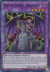 Doom Virus Dragon (Blue) [DLCS-EN055] Ultra Rare | The Time Vault CA