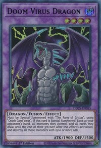 Doom Virus Dragon (Green) [DLCS-EN055] Ultra Rare | The Time Vault CA