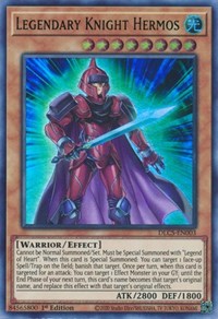 Legendary Knight Hermos (Green) [DLCS-EN003] Ultra Rare | The Time Vault CA