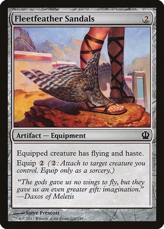 Fleetfeather Sandals [Theros] | The Time Vault CA
