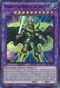 Timaeus the Knight of Destiny (Green) [DLCS-EN054] Ultra Rare | The Time Vault CA