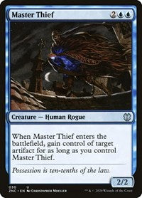 Master Thief [Zendikar Rising Commander] | The Time Vault CA