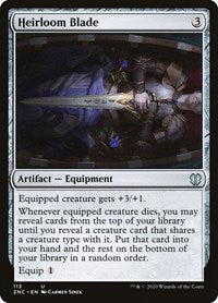 Heirloom Blade [Zendikar Rising Commander] | The Time Vault CA