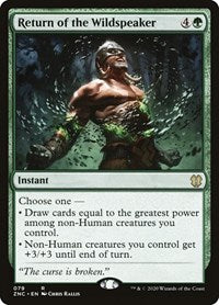 Return of the Wildspeaker [Zendikar Rising Commander] | The Time Vault CA