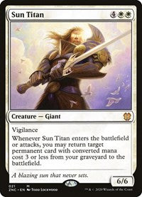 Sun Titan [Zendikar Rising Commander] | The Time Vault CA
