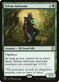 Sylvan Advocate [Zendikar Rising Commander] | The Time Vault CA