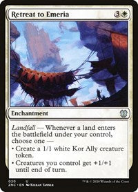 Retreat to Emeria [Zendikar Rising Commander] | The Time Vault CA