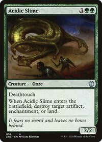 Acidic Slime [Zendikar Rising Commander] | The Time Vault CA