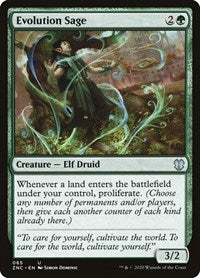 Evolution Sage [Zendikar Rising Commander] | The Time Vault CA