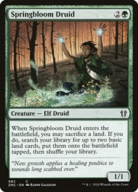 Springbloom Druid [Zendikar Rising Commander] | The Time Vault CA