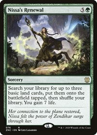 Nissa's Renewal [Zendikar Rising Commander] | The Time Vault CA