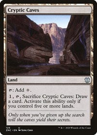 Cryptic Caves [Zendikar Rising Commander] | The Time Vault CA