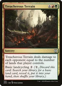 Treacherous Terrain [Zendikar Rising Commander] | The Time Vault CA