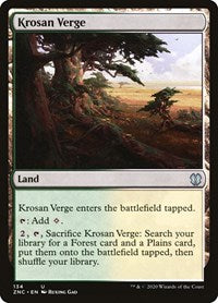 Krosan Verge [Zendikar Rising Commander] | The Time Vault CA