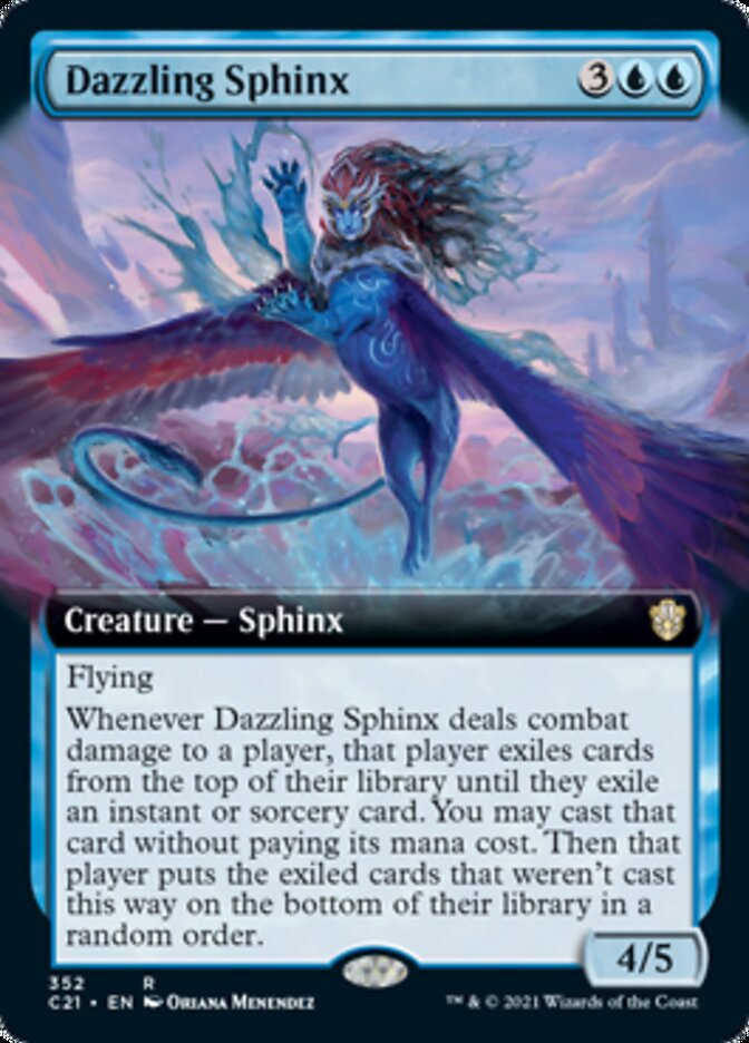 Dazzling Sphinx (Extended) [Commander 2021] | The Time Vault CA
