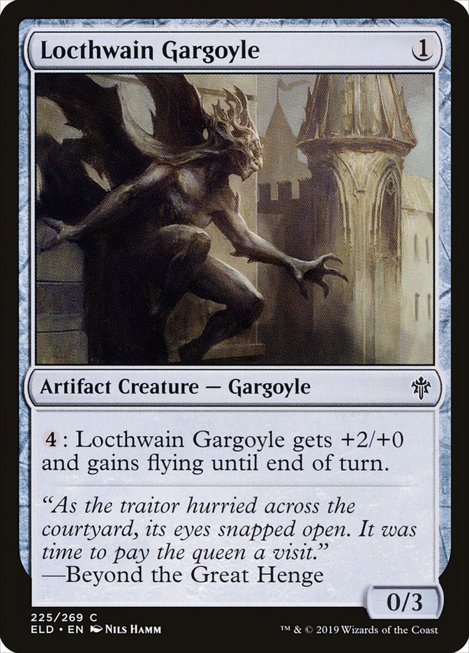 Locthwain Gargoyle [Throne of Eldraine] | The Time Vault CA