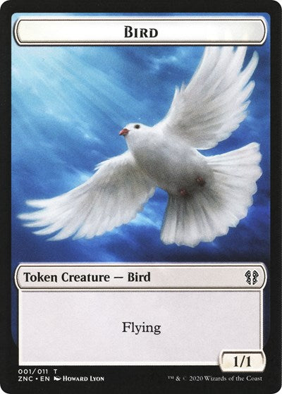 Bird // Kor Ally Double-sided Token [Commander: Zendikar Rising] | The Time Vault CA